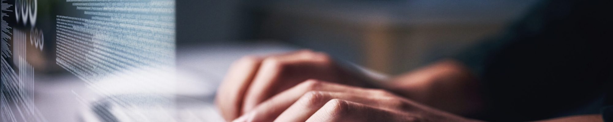 Updating the systems. an unrecognizable businesswoman sitting alone in her office at night and typing on a keyboard